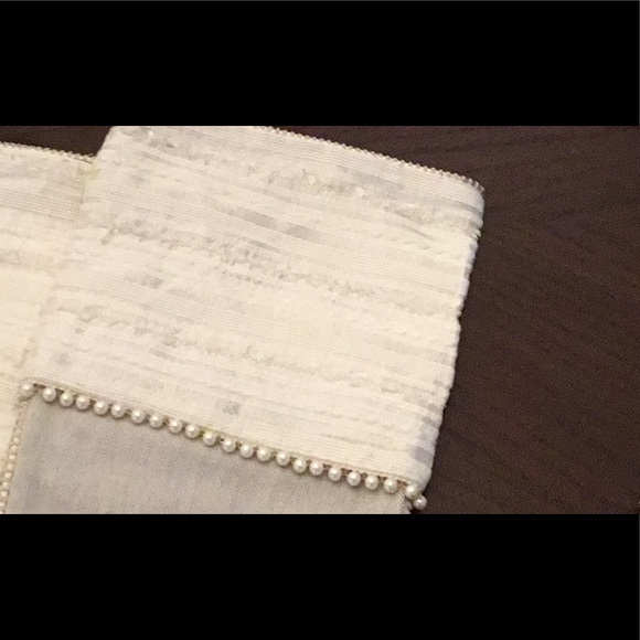 Crate & Barrel Angelique Christmas Stockings - Picture 2 of 3